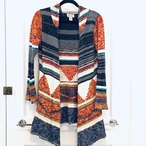 Mudd Lightweight Knit Maxi Cardigan